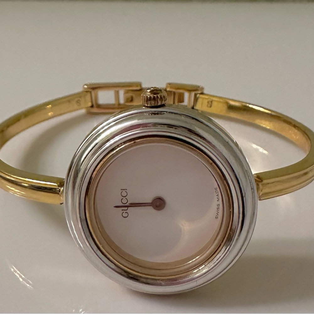 Gucci Silver Metal Bezel “Only"~For a Gucci Watch Bezel 1100-11/12.2-1200 Series